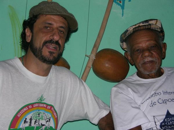 Pedro Abib e o Grande João Pequeno de Pastinha